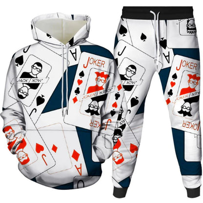Digital Print Hoodie Set for All