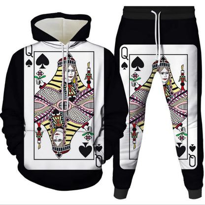 Digital Print Hoodie Set for All