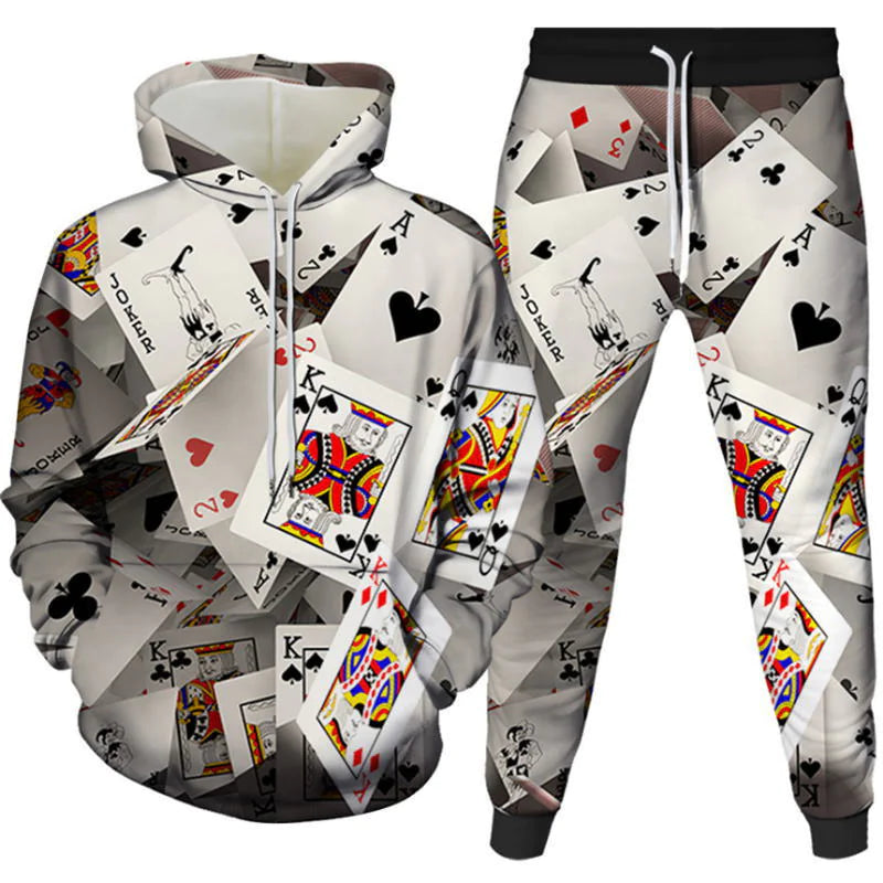 Digital Print Hoodie Set for All